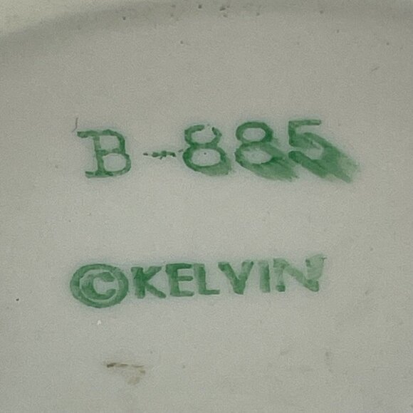 Vintage Kelvin Hand Painted Porcelain Figurine Girl wUmbrella Vivid Colors Japan - Picture 11 of 12